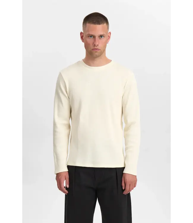 Anerkjendt Anerkjendt Akkikki L/S Waffle Tee Tofu