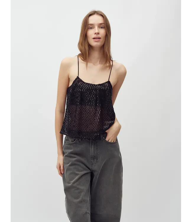 MbyM Mbym Sequiani Amara-M Top / T-shirt Black