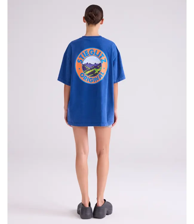 Stieglitz Stieglitz Reya Oversized T-shirt Blue