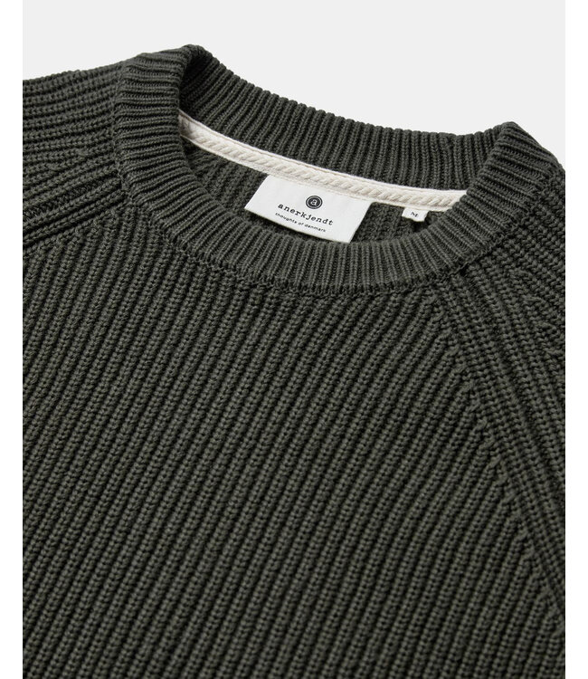 Anerkjendt Anerkjendt Aksune Patent Knit Forest Night