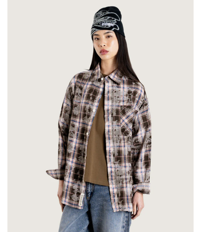 Woodbird Female Woodbird Female Zimo Check Shirt Pink