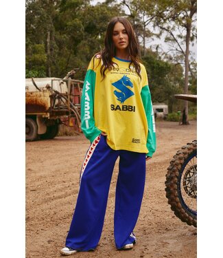 Sabbi Sabbi Don't Quit Your Day Dream Tee Long Sleeve Yellow / Green