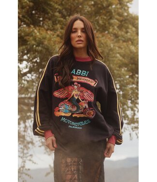 Sabbi Sabbi Crewneck Flying Mermaid Black