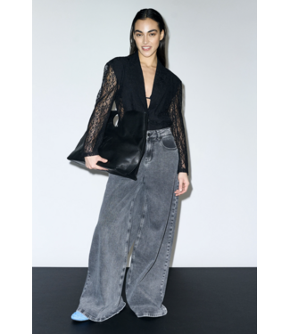 Ivy Ivy-Tyla Oversize Jeans Wash Faded Grey Cannes 8 Grey