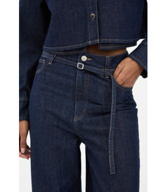 IVY Copenhagen Ivy Brooke Belted Jeans Wash Manhattan Rinse Denim