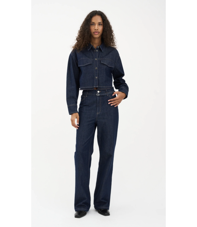 IVY Copenhagen Ivy Brooke Belted Jeans Wash Manhattan Rinse Denim