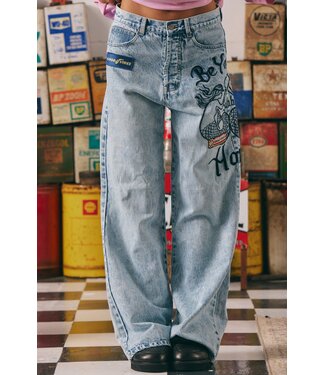 Sabbi Sabbi The Mermaid Racing Denim Jeans