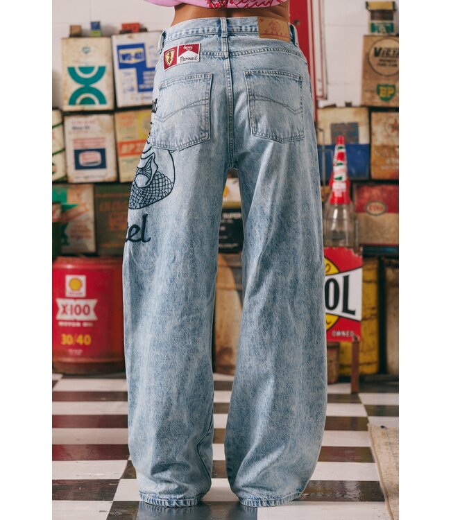 Sabbi Sabbi The Mermaid Racing Denim Jeans