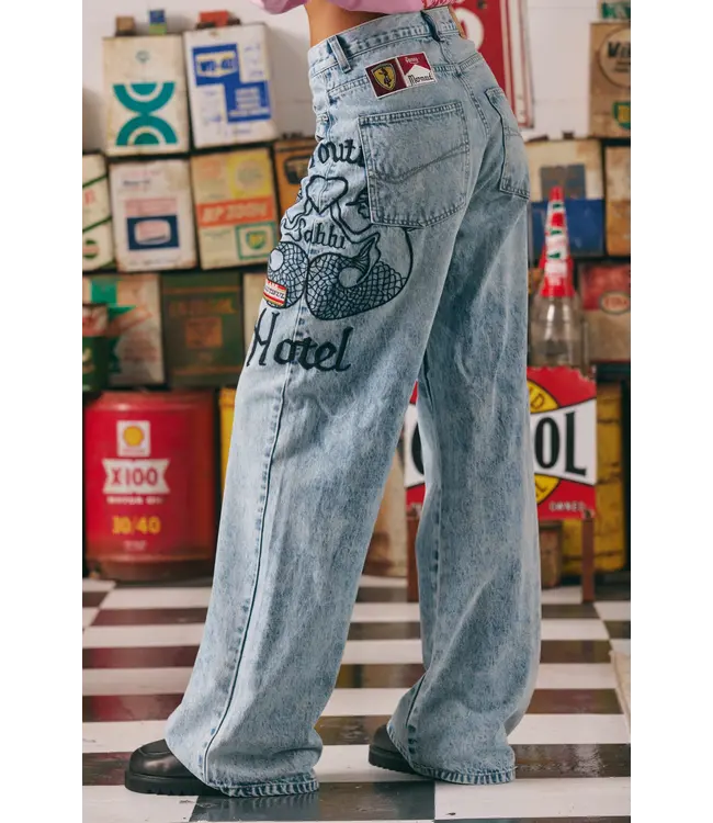 Sabbi Sabbi The Mermaid Racing Denim Jeans