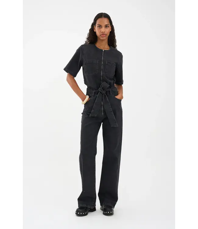IVY Copenhagen Ivy New Lavina SS Jumpsuit Wash Black Tenerife Black