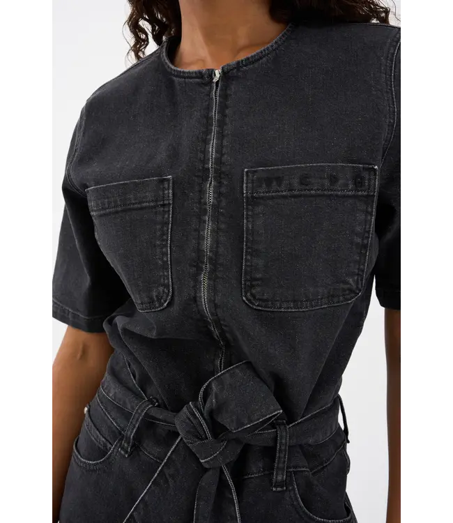 Ivy Ivy New Lavina SS Jumpsuit Wash Black Tenerife Black