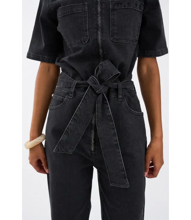 Ivy Ivy New Lavina SS Jumpsuit Wash Black Tenerife Black
