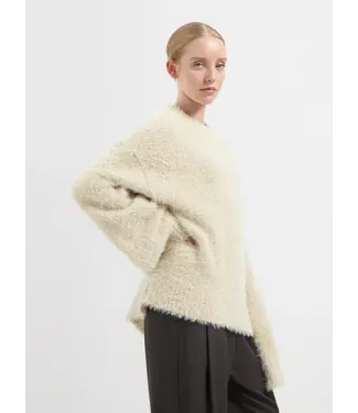 Nous Sommes Labels Nous Sommes Label Elsie Fuzzy Crewneck Sand