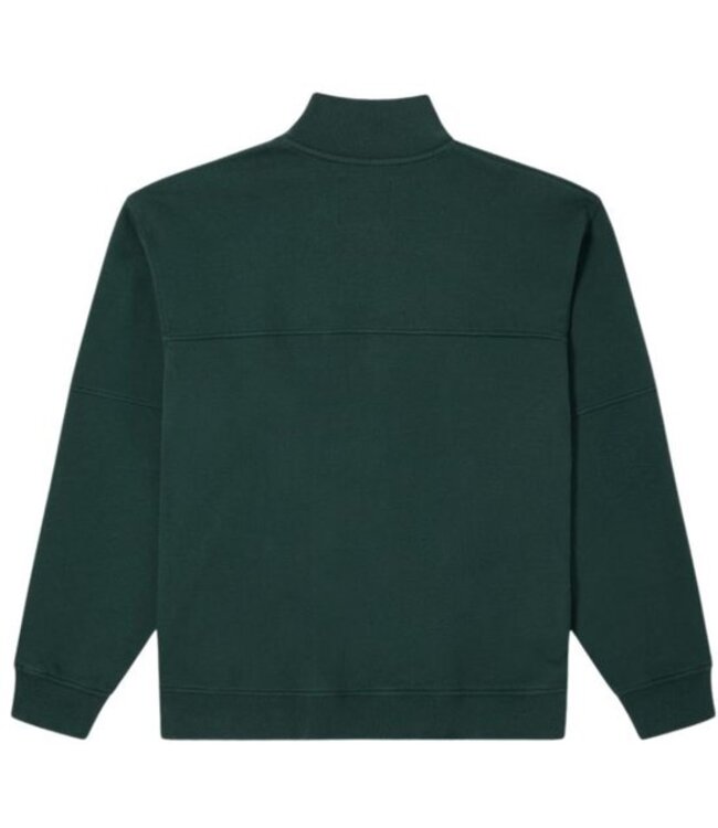 Edwin Edwin Koji Half Zip Sweat Green Gables garment washed
