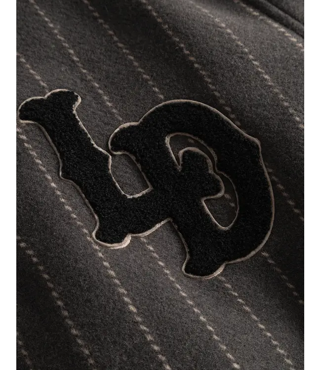 Les Deux Les Deux Varsity Pinstripe Wool Jacket