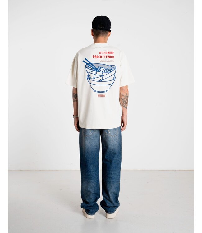 woodbird Woodbird Baine Noodle Tee Off White