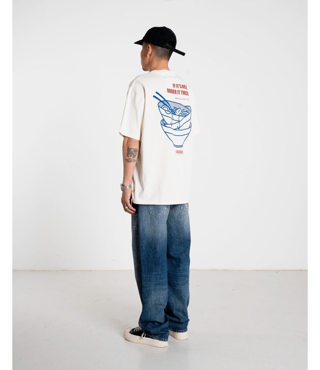 woodbird Woodbird Baine Noodle Tee Off White