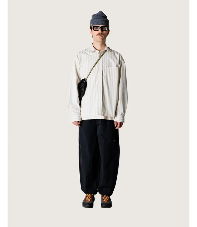 woodbird Woodbird Buzo Pocket Shirt White Stripe 241025