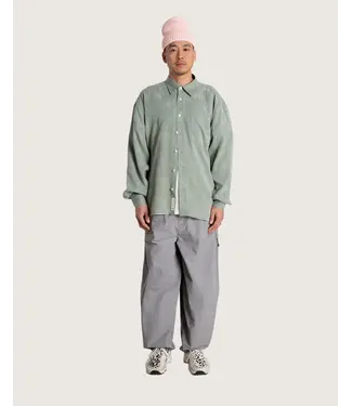 woodbird Woodbird Buzo Paisley Shirt Grey-Green