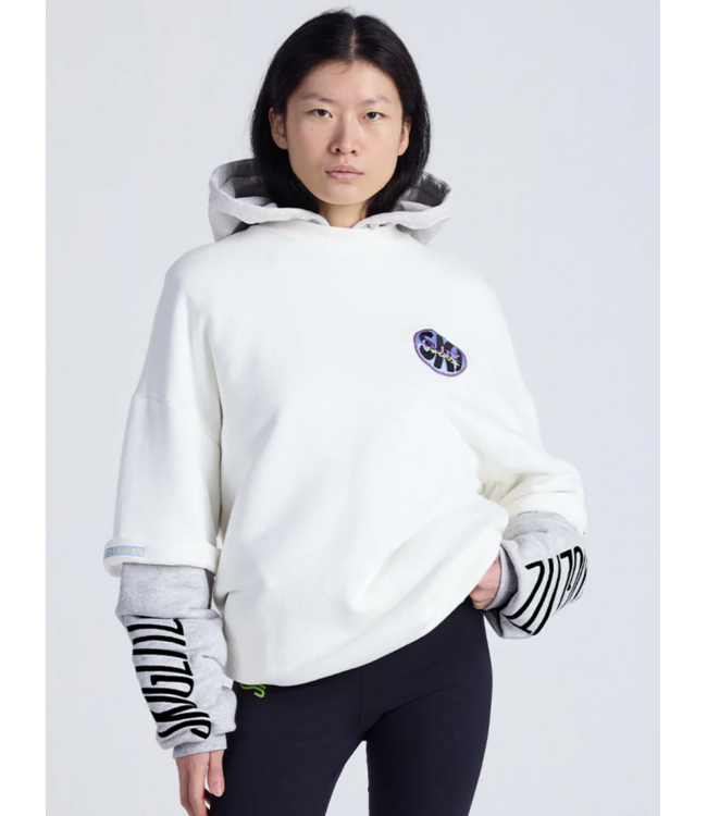 Stieglitz Stieglitz Loren Sweater Double Sleeve Sweater White