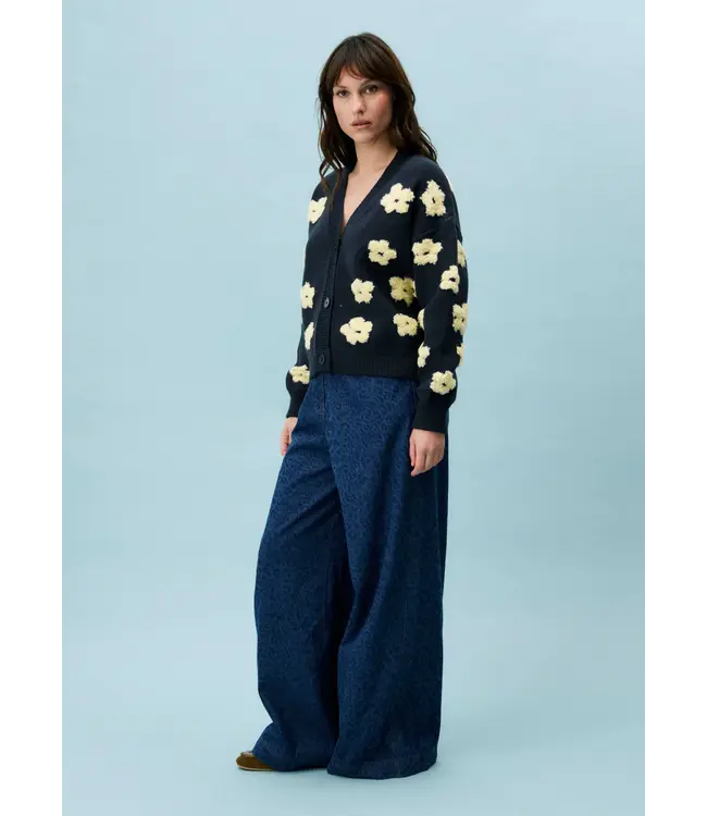 Frnch Frnch Cardigan Bergenia BlueMarine