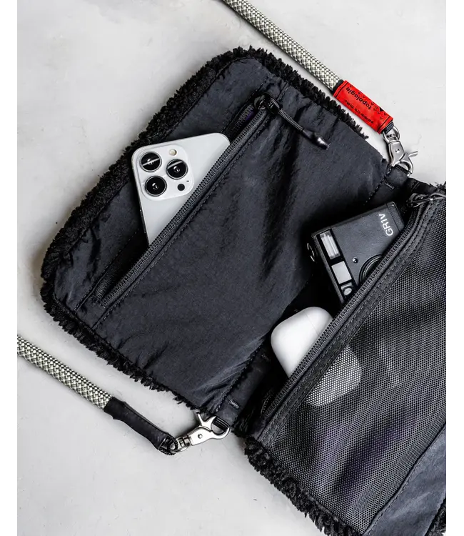 Topologie Topologie Bags Flat Sacoche Small Topologie Red Tech Sateen