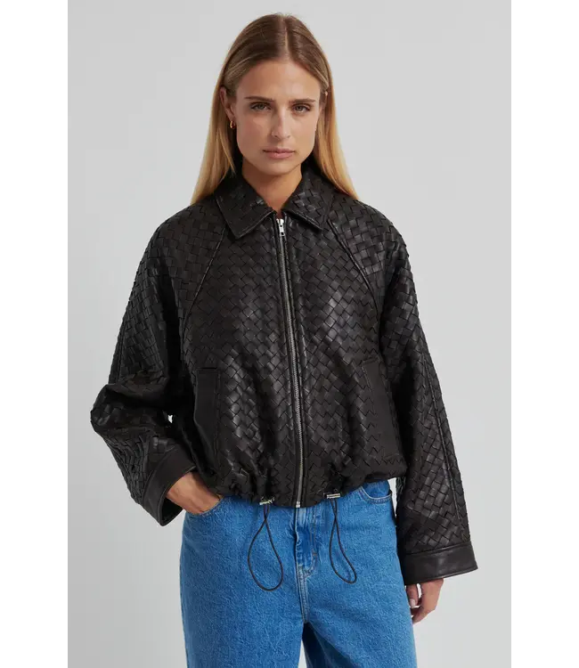 Second Female Second Female Vermont Leather Jacket Chocolate Torte