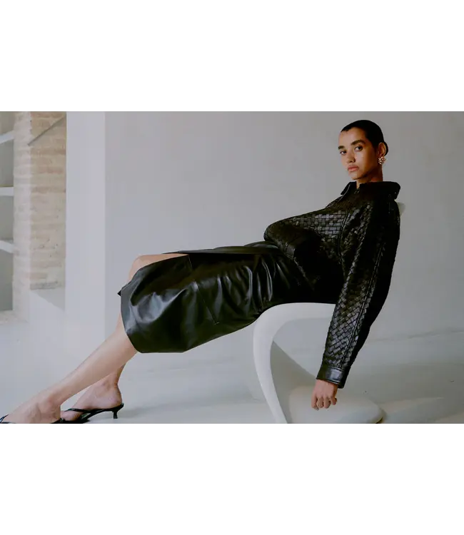 Second Female Second Female Vermont Leather Jacket Chocolate Torte