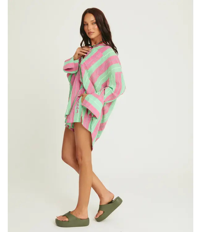 Sabbi Sabbi The Don Julio Shirt Pop Stripe Green