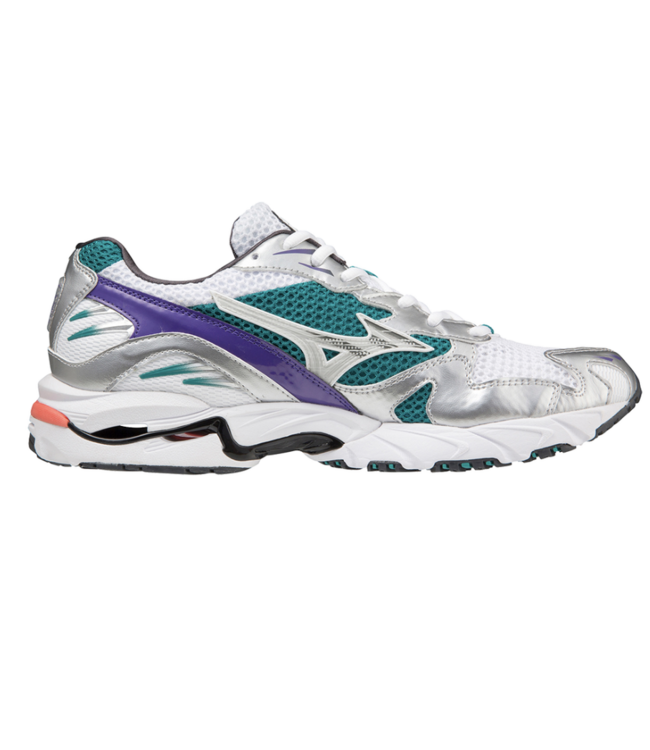 mizuno Mizuno S.L Wave Rider White/ Silver/ TealBlue