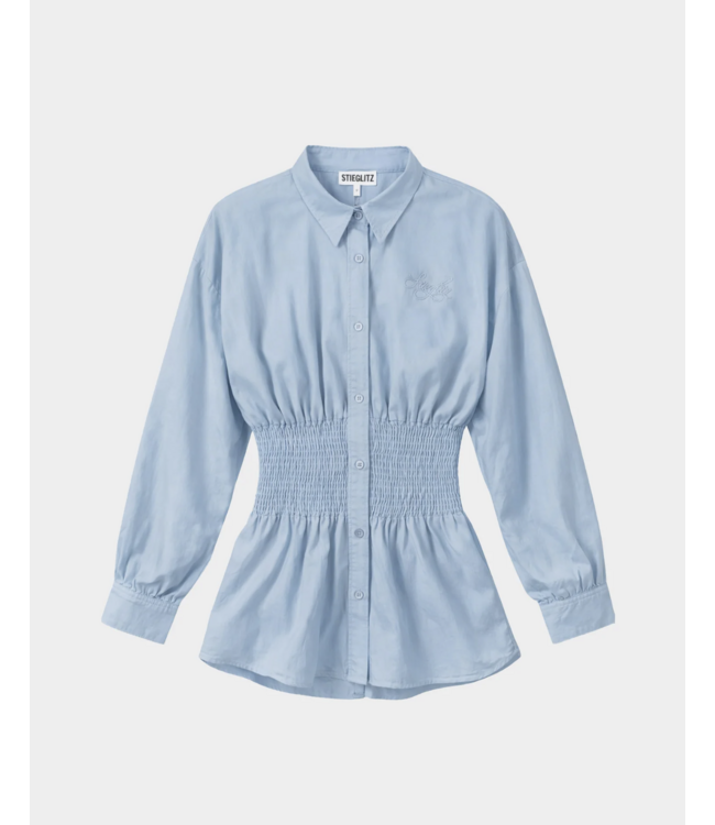 Stieglitz Stieglitz Amanda Smock Blouse Blue