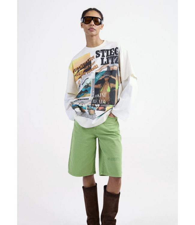 Stieglitz Stieglitz Dennis Skate Double Longsleeve Off White