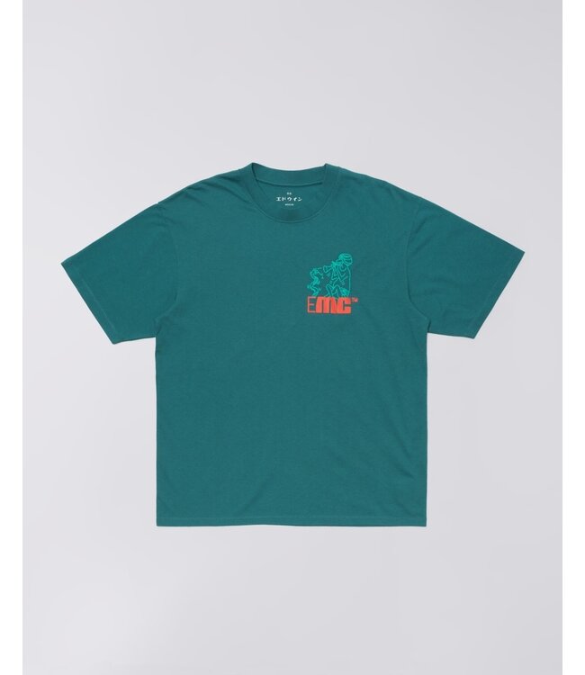 Edwin Edwin  Charmer Chest T-Shirt Mediterranae