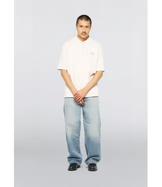 Edwin Edwin Rick Polo Jersey Mini Jacquard Gray Garment washed