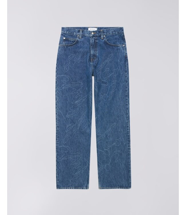 Edwin Edwin Shizuku Matrix Pant Arctic Blue Denim Mid Stone Wash 130226