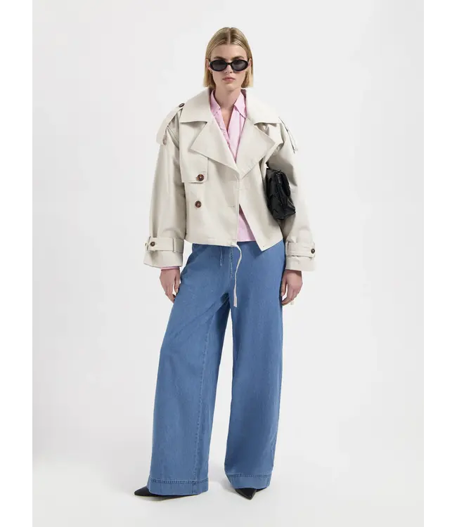 Nous Sommes Labels Nous Sommes Label  Odette Short Trench Sand