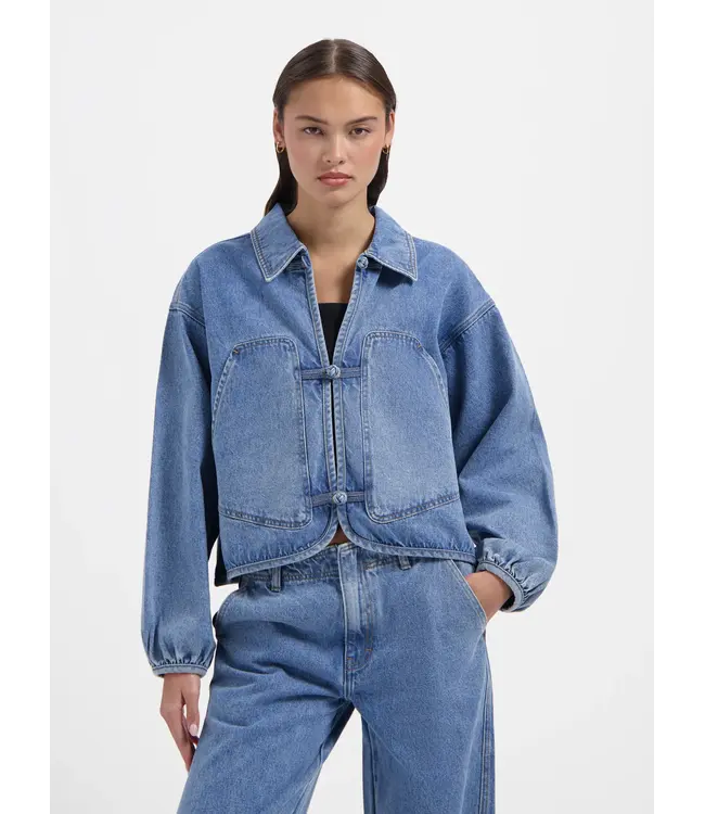 Nous Sommes Labels Nous Sommes Label Pennie Denim Jacket Blue