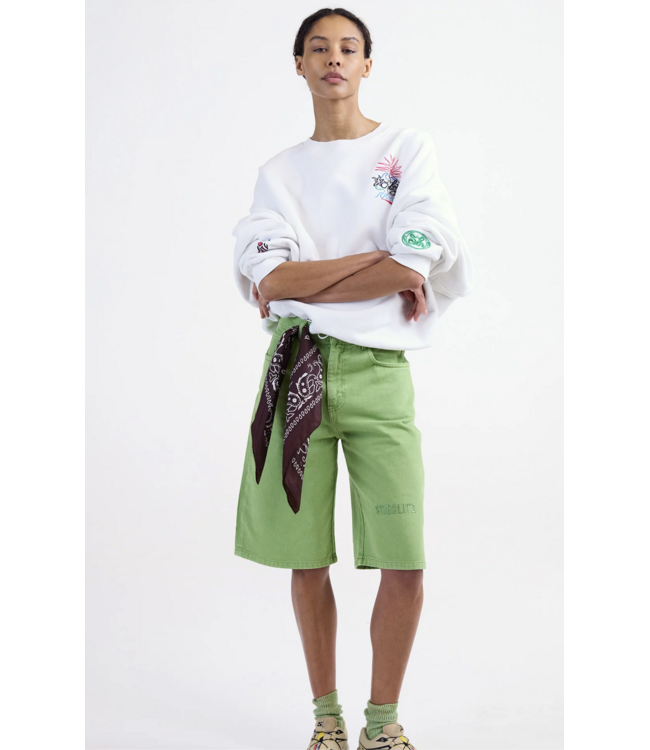 Stieglitz Stieglitz Alexio Denim Shorts Green