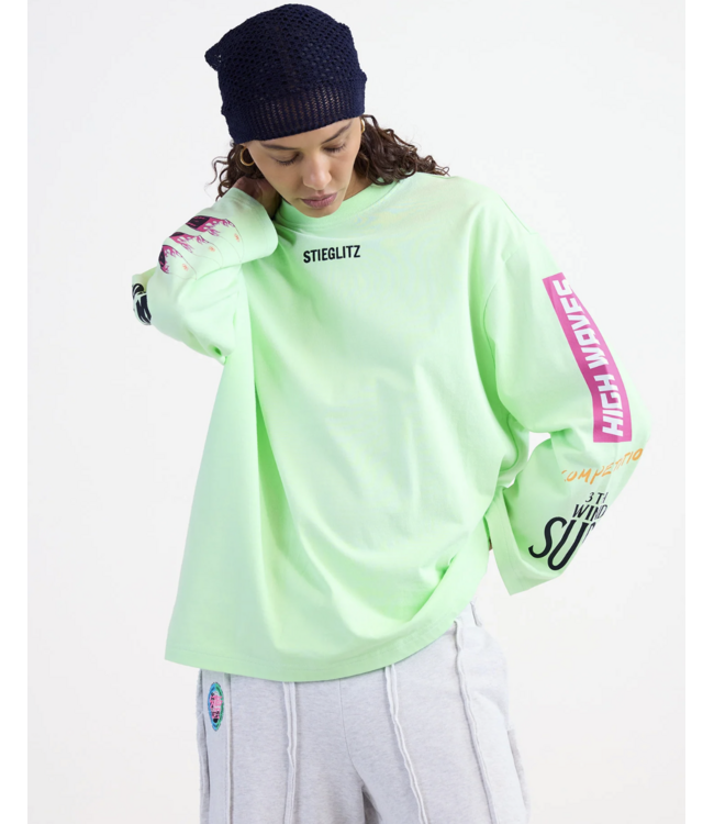 Stieglitz Stieglitz Monica Wide Skate Longsleeve Green