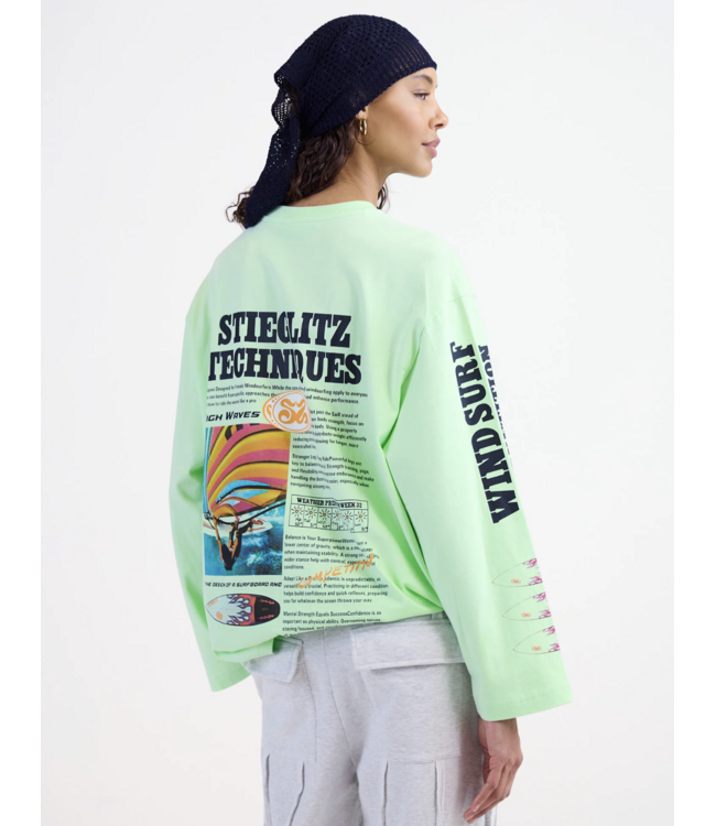 Stieglitz Stieglitz Monica Wide Skate Longsleeve Green