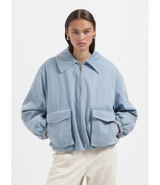 Nous Sommes Labels Nous Sommes Label Indy Denim Jacket Light Blue