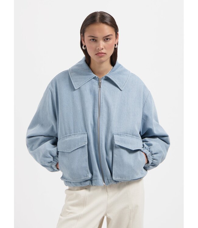 Nous Sommes Labels Nous Sommes Label Indy Denim Jacket Light Blue