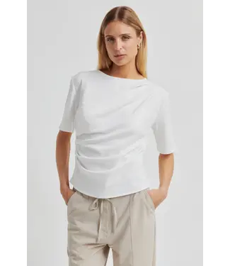 Second Female Second Female Ulina Drape Tee White