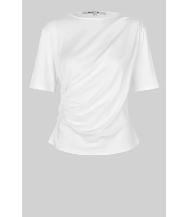 Second Female Second Female Ulina Drape Tee White