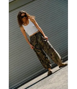 IVY Copenhagen Ivy- Penny Parachute Pant Wash Camouflage