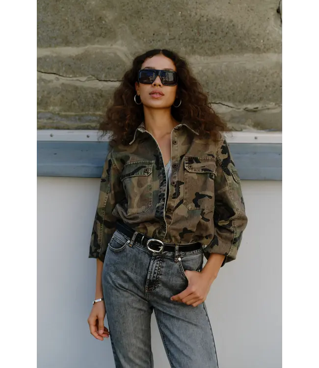 IVY Copenhagen Ivy- Karmey  Festival Jacket Wash Camouflage