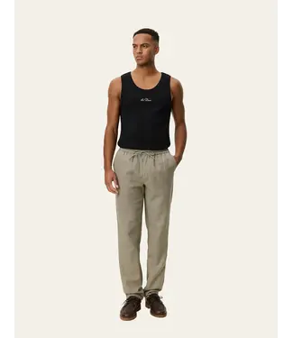 Les Deux Les Deux Patrick Linen Pants Laurel Oak Sand