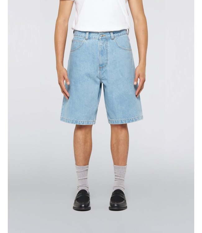 Edwin Edwin Worker Short Blue  Heavy Bleach Wash