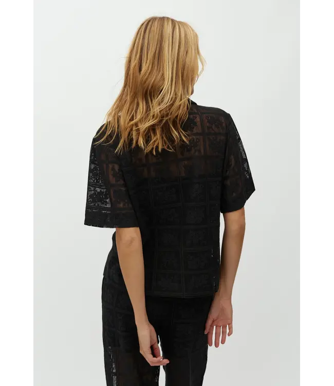 MbyM Mbym Valessa Aruna-M Top Black