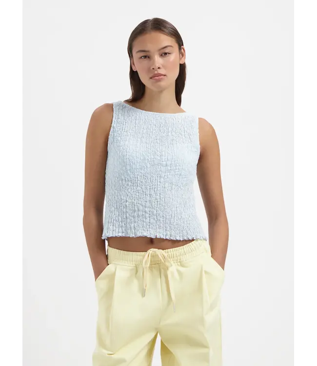 Nous Sommes Labels Nous Sommes Label  June Smock Top Light Blue